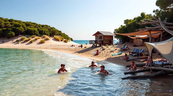 Échappez-vous au camping Le Welcome à Mesquer, les pieds dans l'eau !